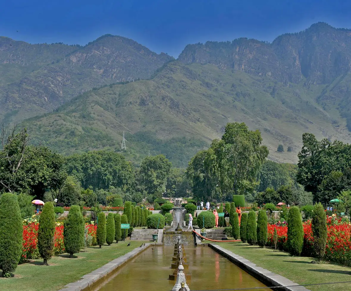 Chashme Shahi garden in Srinagar